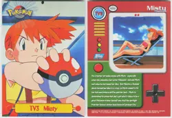 Misty #79 Topps Blue Logo Series 1 Pokemon NM - Image 1