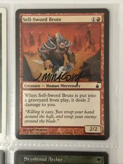 HH-1 Mixed Lot Of Signed By Jeff Miracola Magic The Gathering Cards - Image 5