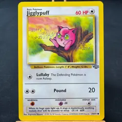 Jigglypuff - 54/64 - Jungle Set - Unlimited - Common - Pokemon - WOTC - NM - Image 1