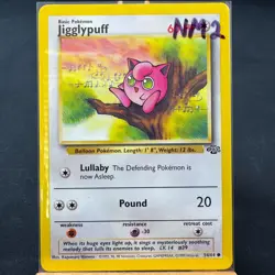 Jigglypuff - 54/64 - Jungle Set - Unlimited - Common - Pokemon - WOTC - NM - Image 3