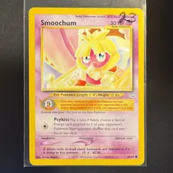 Smoochum - 54/64 - Neo Revelation - Pokemon - Common - Damaged - Image 3