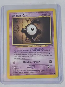 Unown E Neo Discovery Set 67/75 Pokemon Cards - NM - Image 1
