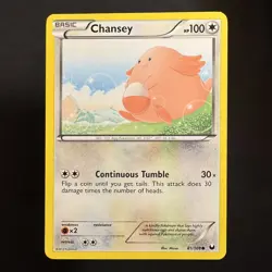 Chansey - 81/108 - Dark Explorers - Pokemon - Common - Damaged - Image 1