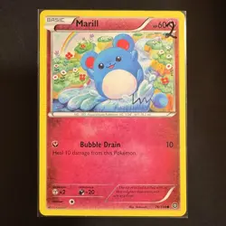 Marill - 76/114 - Steam Siege - Pokemon - Common - Played - Image 3