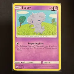 Espurr - 59/147 - Burning Shadows - Pokemon - Common - NM - Image 3