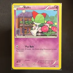 Ralts - 59/135 - Plasma Storm - Pokemon - Common - Played - Image 3