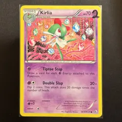 Kirlia - RC9/RC25 - Legendary Treasures - Pokemon - Reverse Holo - Damaged - Image 3