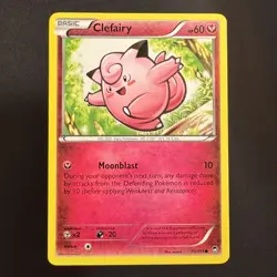 Clefairy - 70/111 - Furious Fists - Pokemon - Common - Played - Image 1