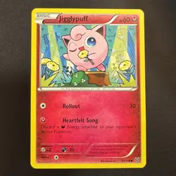 Jigglypuff - 87/146 - XY - Pokemon - Common - Damaged - Image 1