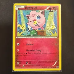 Jigglypuff - 87/146 - XY - Pokemon - Common - Damaged - Image 3