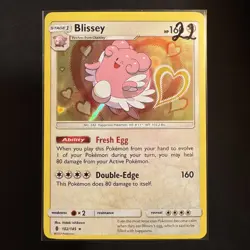 Blissey - 102/145 - Guardians Rising - Pokemon - Rare Holo - Played - Image 3