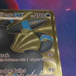 Pokemon Umbreon GX Ultra Rare Full Art Gold Foil Card SV69/SV94 200 HP - Image 4