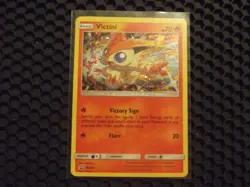 Victini SM225 Black Star Promo COSMOS Holo Pokemon Card * NM *2019* - Image 3