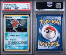 Pokemon Magikarp 67/112 FireRed & LeafGreen 2004 Reverse Holo PSA 7 - Image 3