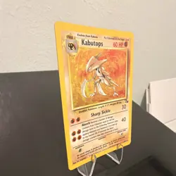 Pokemon TCG WOTC Kabutops 9/62 Fossil Unlimited Holo Rare EN 60 HP Stage 2 - Image 2