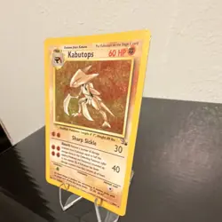 Pokemon TCG WOTC Kabutops 9/62 Fossil Unlimited Holo Rare EN 60 HP Stage 2 - Image 3