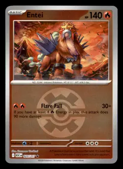 Entei (Quick Ball) 025/217 Rare Ascended Heroes Pokemon Reverse Holo Near Mint - Image 1