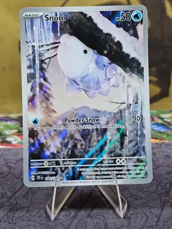 Pokemon TCG Snom 168/162 Temporal Forces Illustration Rare Holo Card LP - Image 1