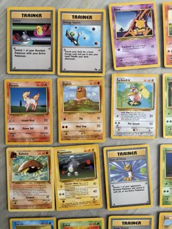 Pokemon TCG Mixed Lot (29) Base Set/Jungle/Fossil Trainers Eng Abra/Bulbasaur - Image 2