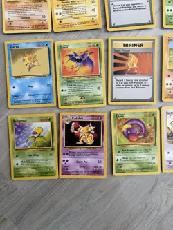 Pokemon TCG Mixed Lot (29) Base Set/Jungle/Fossil Trainers Eng Abra/Bulbasaur - Image 3