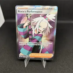 Pokemon Roxie's Performance 112/086 Full Art Ultra Rare Holo - Image 1
