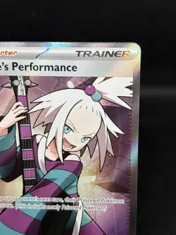 Pokemon Roxie's Performance 112/086 Full Art Ultra Rare Holo - Image 3