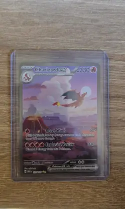 Pokemon TCG Charizard EX 199/165 Scarlet & Violet 151 English Edition - Image 1