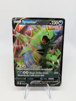 Tyranitar V SWSH109 Sword & Shield Black Star Promo Holo Pokemon Card - NM - Image 1