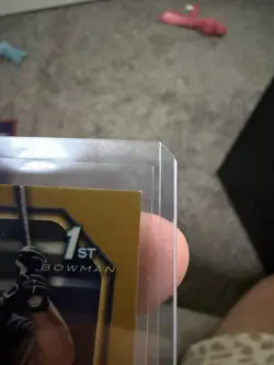 2026 Bowman 1st Andrew Fischer 50/50 Gold Paper Auto - Image 3