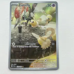Cutiefly 172/162 Illustration Rare Temporal Forces Pokemon Holo Near Mint - Image 1