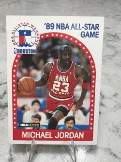 1989-90 NBA Hoops - All-Star Game Michael Jordan #21 - Image 1