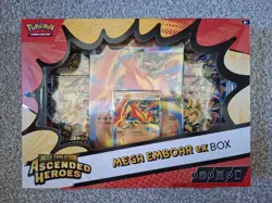 Pokemon TCG: Mega Evolution Ascended Heroes Mega Emboar Ex Box Sealed - Image 1