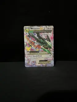 The Pokemon Company M Rayquaza EX Full Art Holo Ultra Rare 76/108 220HP English - Image 1