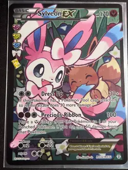 Sylveon EX RC32/RC32 Generations Radiant Collection Full Art LP/MP - Image 1