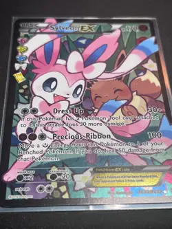 Sylveon EX RC32/RC32 Generations Radiant Collection Full Art LP/MP - Image 4