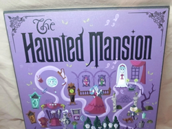 The Haunted Mansion Disney Attraction Map Park Ride Wood Wall Sign Art 13"x19" - Image 3