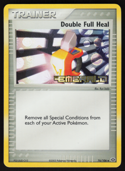Pokemon TCG - Emerald - Double Full Heal 76/106 Reverse Holo - P - Image 1