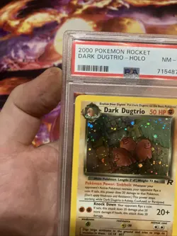 PSA 8 NM-MT Dark Dugtrio 6/82 Holo WOTC 2000 Pokemon Team Rocket - Image 4