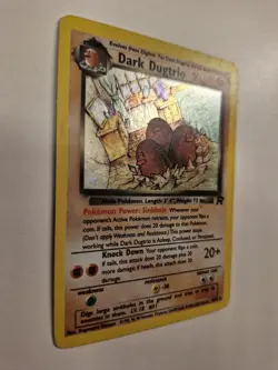 Dark Dugtrio 6/82 Holo Rare Team Rocket Pokemon Card 1999 WOTC LP - Image 2