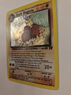 Dark Dugtrio 6/82 Holo Rare Team Rocket Pokemon Card 1999 WOTC LP - Image 3