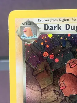 Pokemon TCG Dark Dugtrio 6/82 Team Rocket Holo Rare VTG WOTC 2000 LP - Image 2