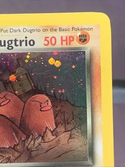Pokemon TCG Dark Dugtrio 6/82 Team Rocket Holo Rare VTG WOTC 2000 LP - Image 3