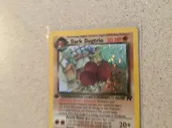 Pokemon Team Rocket 1st Edition Dark Dugtrio 6/82 Team Rocket Holo Rare - Image 2