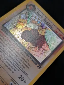 Dark Dugtrio 6/82 Team Rocket Pokemon NM Unlimited Holo - Image 2