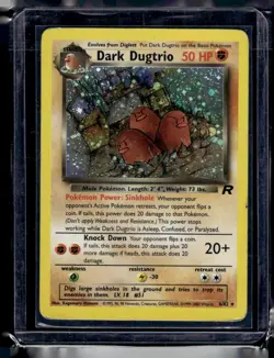 Pokemon TCG Dark Dugtrio Holo Team Rocket Set 6/82 - Image 1