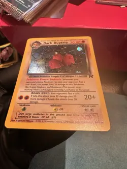 Dark Dugtrio 6/82 Pokemon Team Rocket Holo Rare, Unlimited NM Condition - Image 4