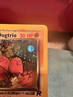 Dark Dugtrio 6/82 Pokemon Team Rocket Holo Rare, Unlimited NM Condition - Image 5