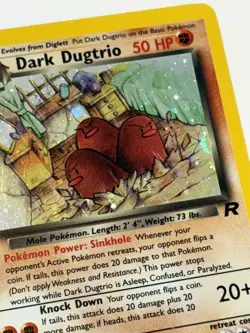 Dark Dugtrio - Team Rocket Unlimited Holo 6/82 - Pokemon (Vintage) - LP - Image 2