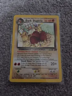Pokemon Dark Dugtrio Team Rocket Holo 6/82 LP - Image 1