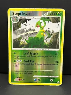 Sceptile 31/99 Rare Arceus Pokemon Reverse Holo Heavily Played - Image 1
